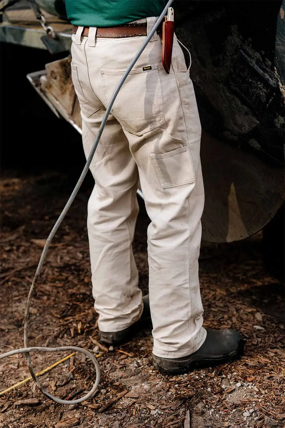 BISON CANVAS PANT Stone