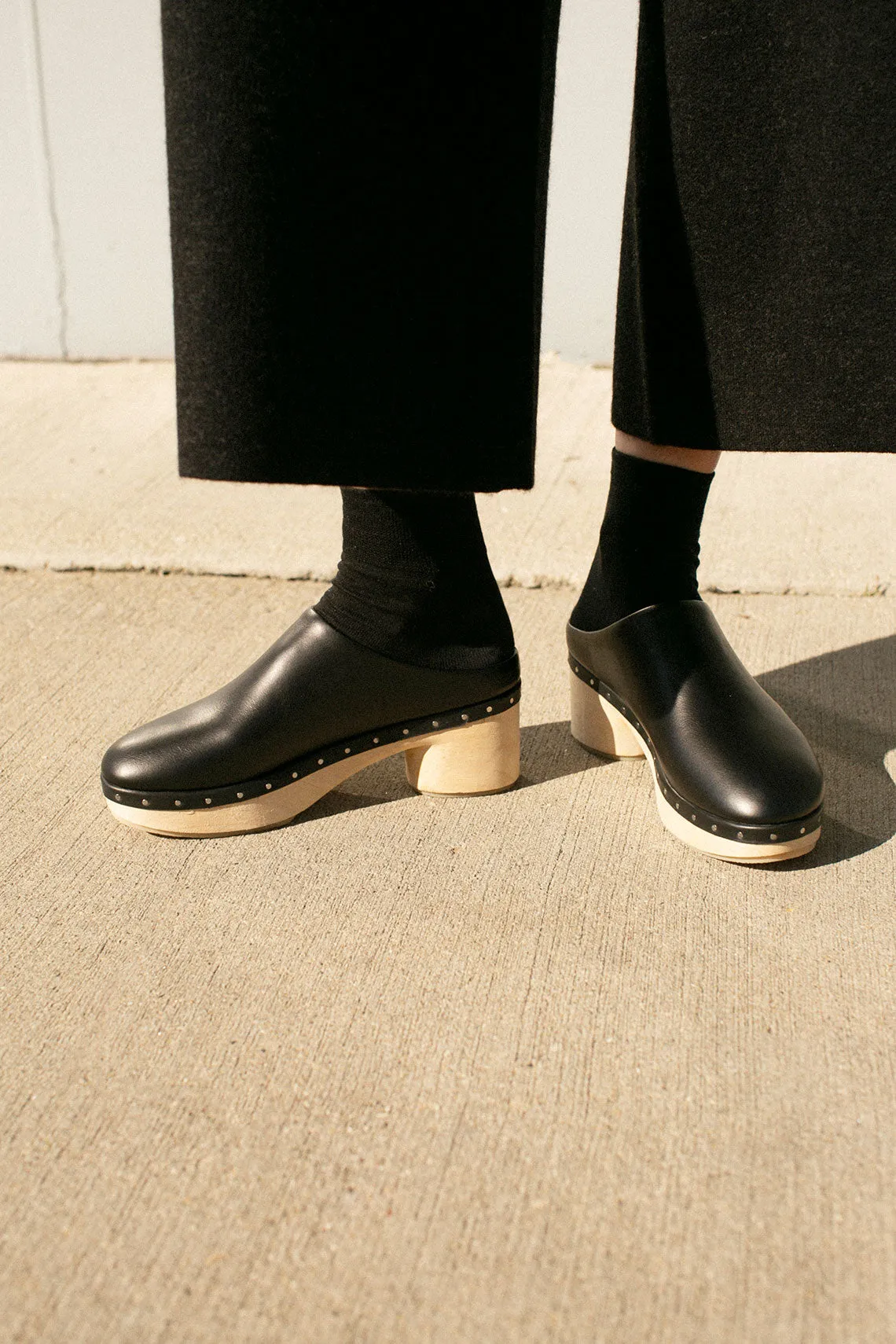 Black Studio Clog