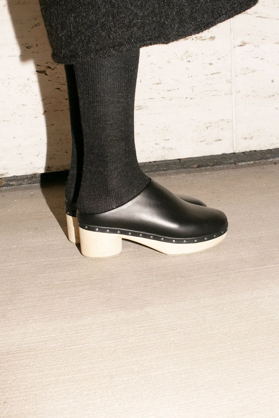 Black Studio Clog