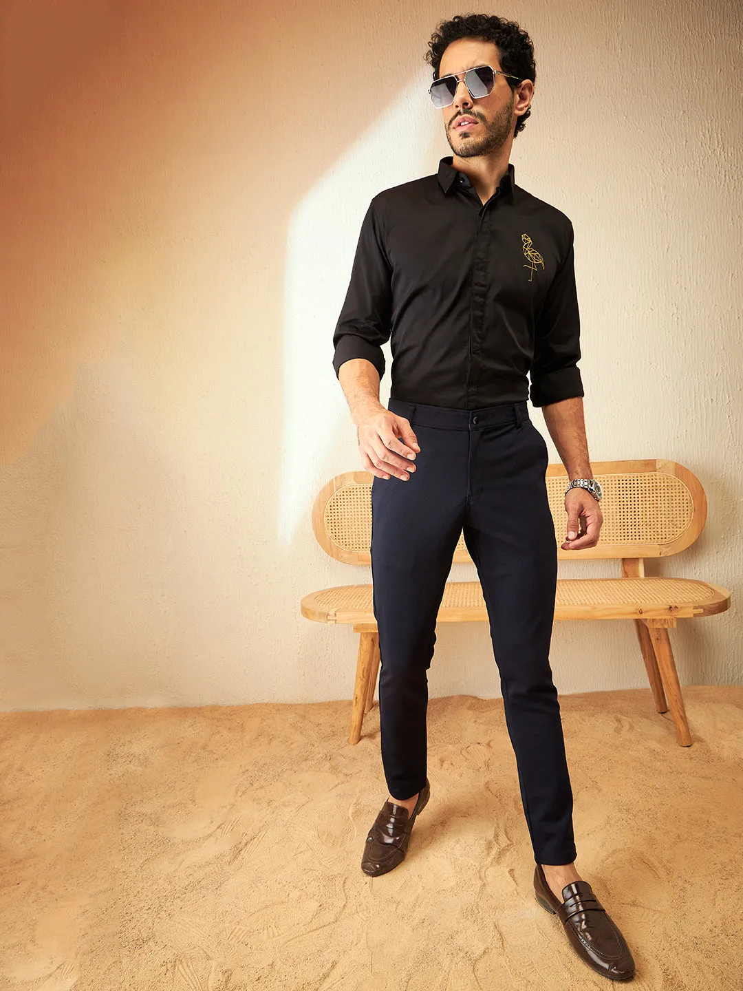 Charcoal: Smart Easy Wash Trouser