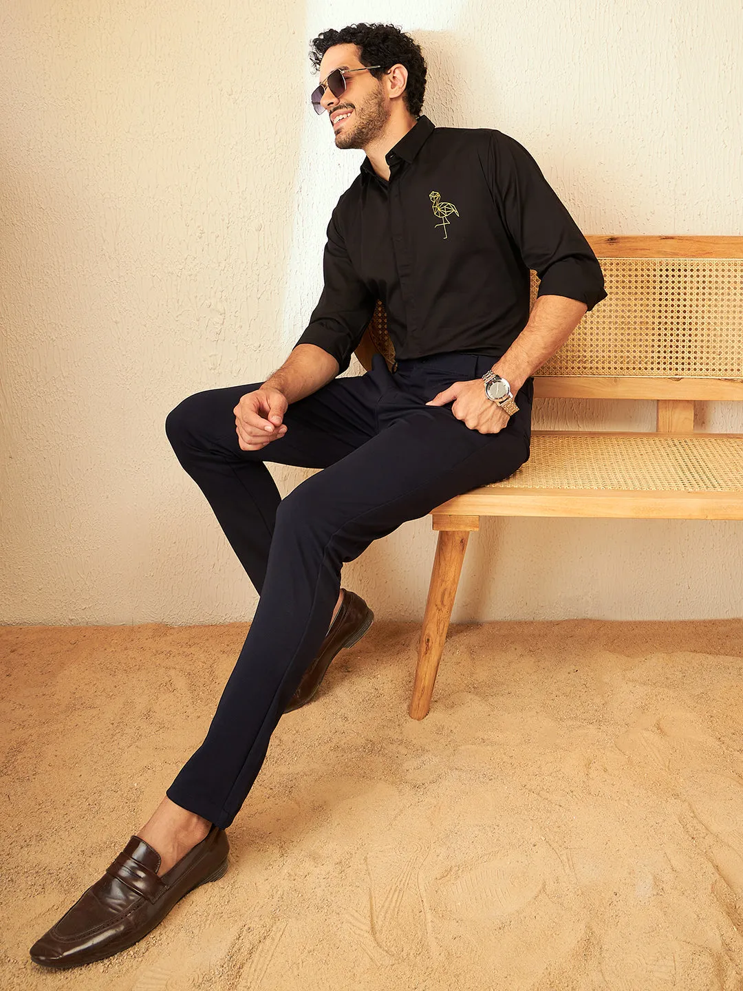 Charcoal: Smart Easy Wash Trouser