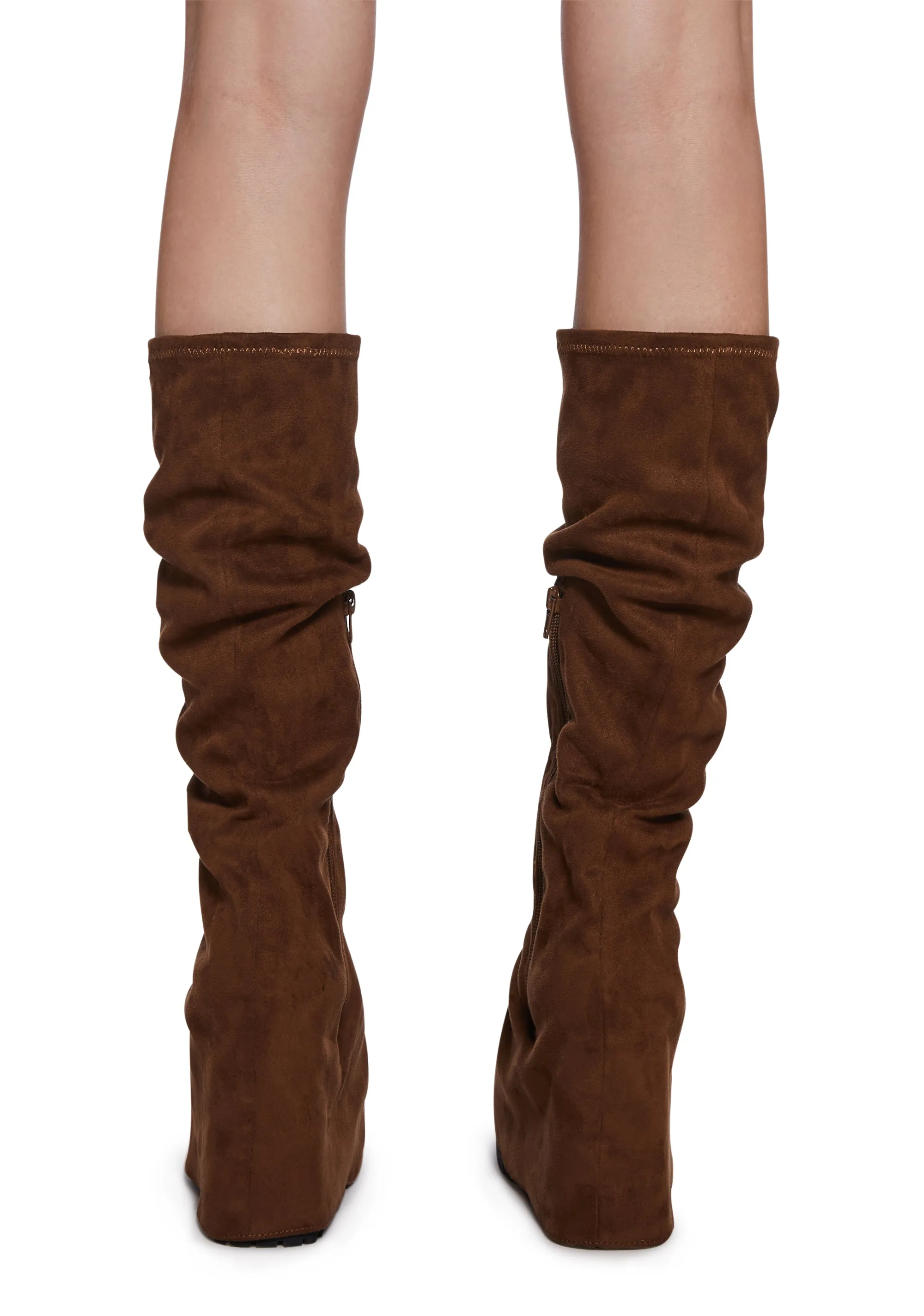 Crossfade Knee High Pant Boots