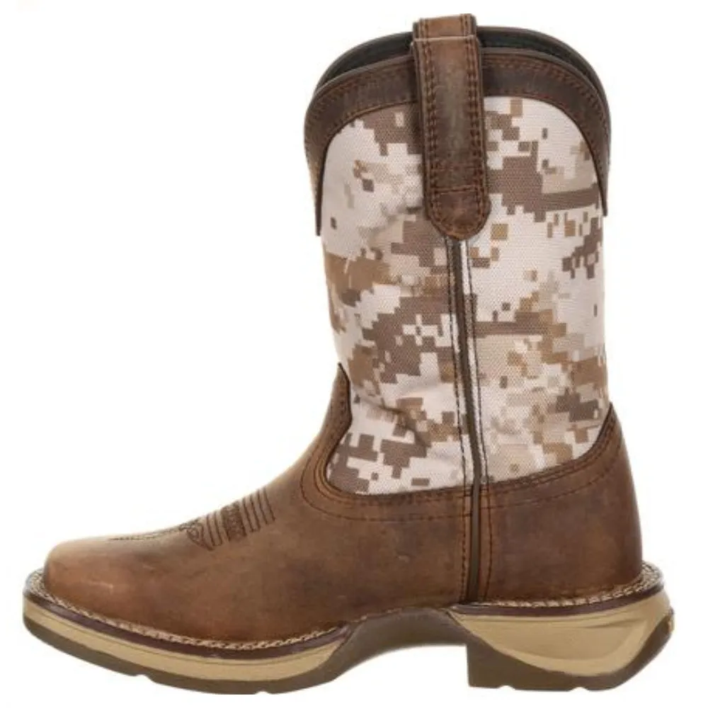DBT0208C Durango Kids Lil Rebel Desert Camo Western Boot
