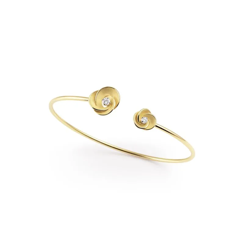 Desert Rose Diamond Bracelet - 18ct Yellow Sunrise Gold