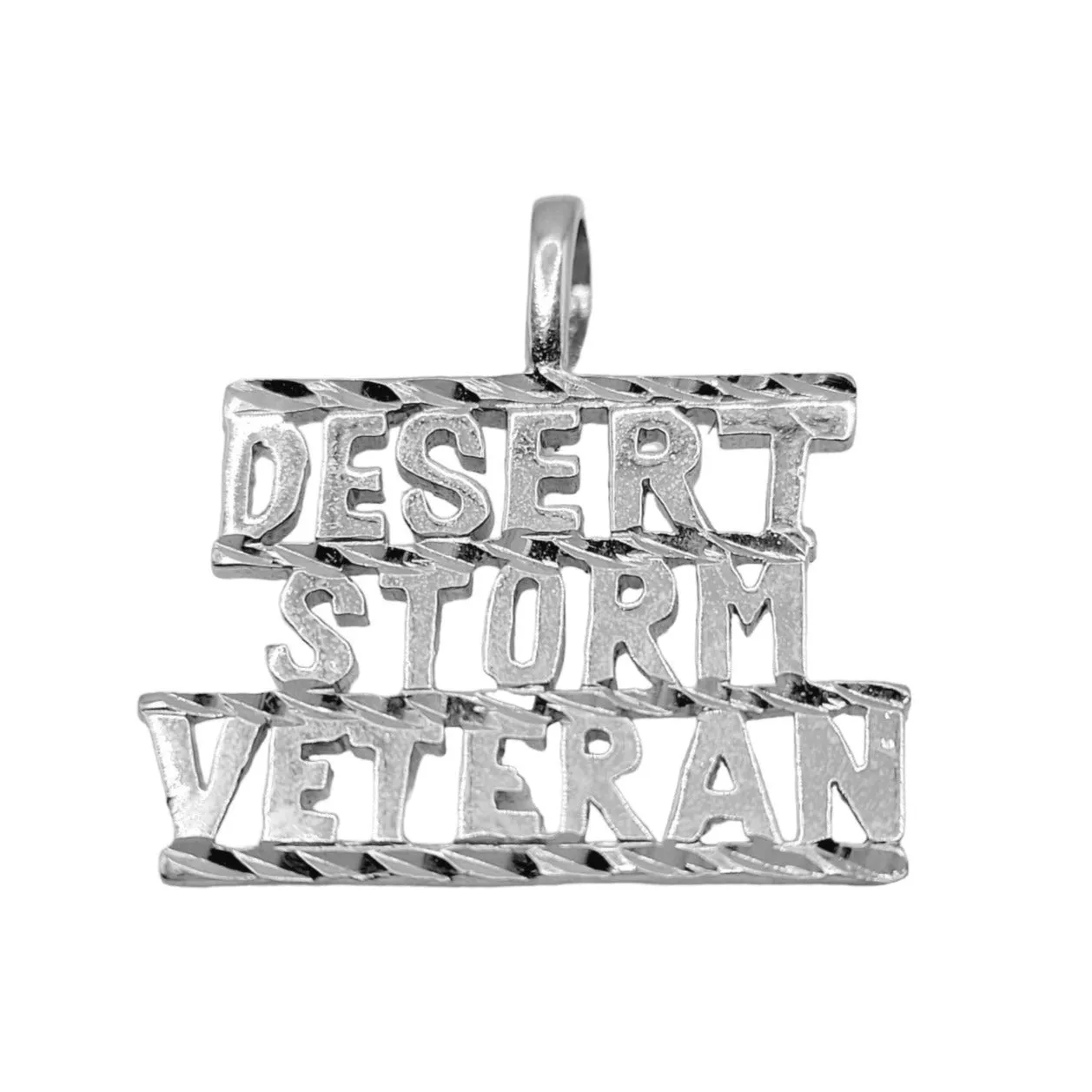 Desert Storm Veteran Charm