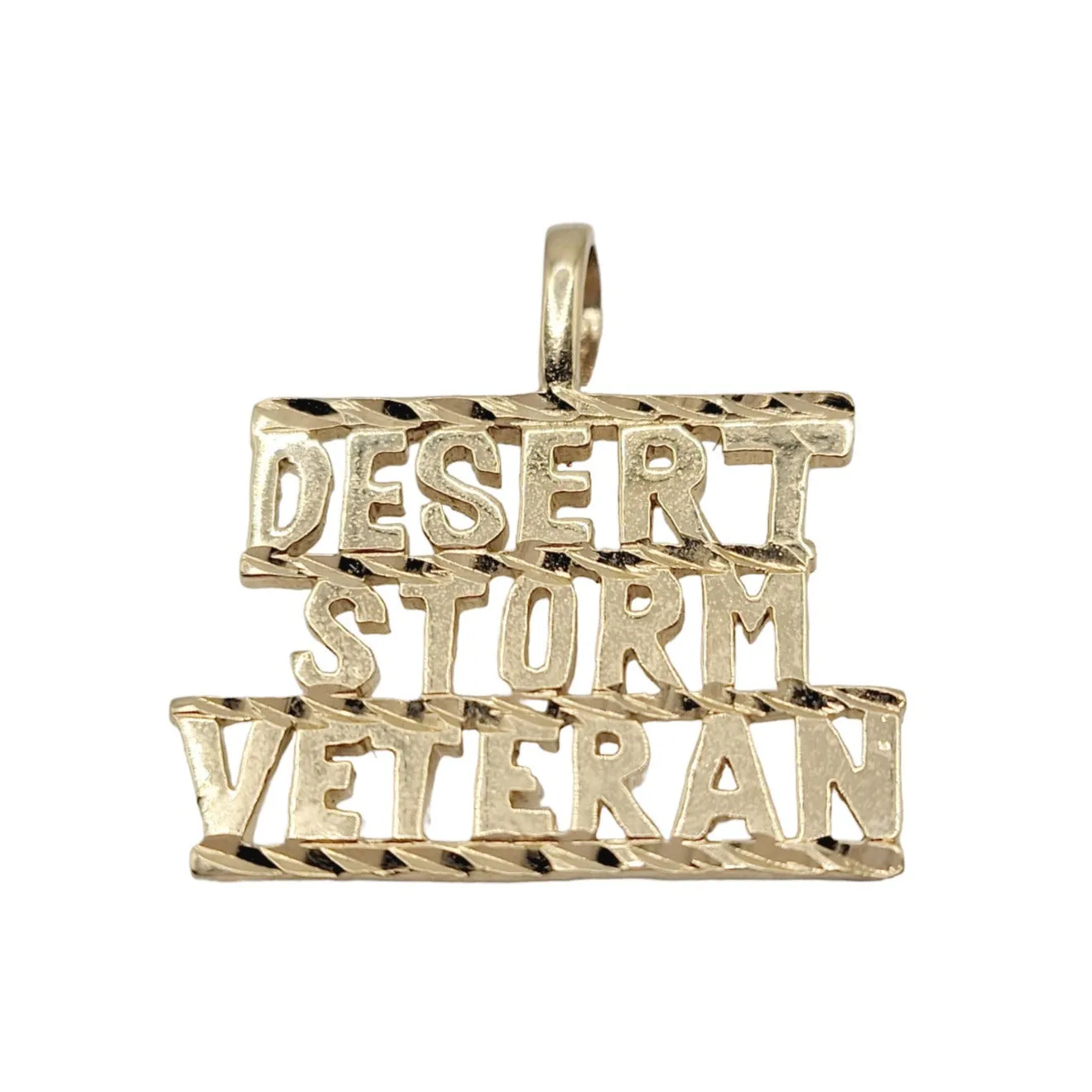 Desert Storm Veteran Charm