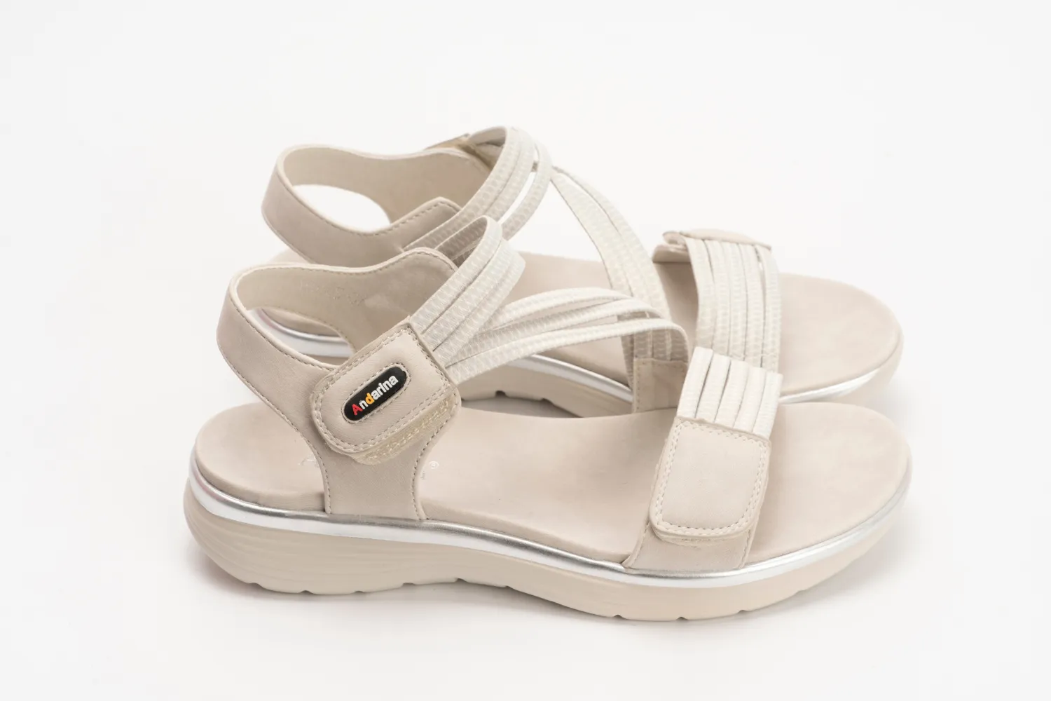 IVACHY Women's Sporty Comfort Sandals with Adjustable Velcro Straps - Cushioned Footbed, A68305