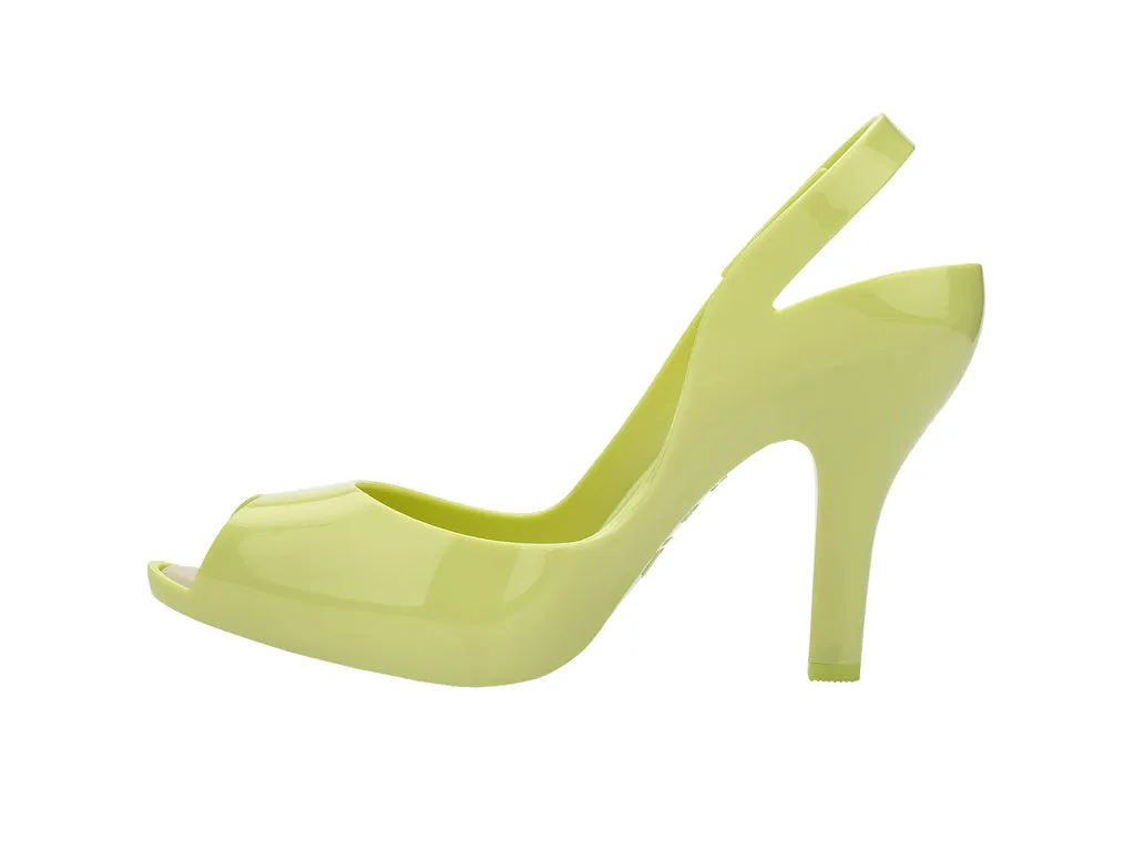 Melissa Lady Dragon II AD Stiletto Heels Green Sandal For Women