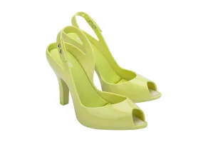 Melissa Lady Dragon II AD Stiletto Heels Green Sandal For Women