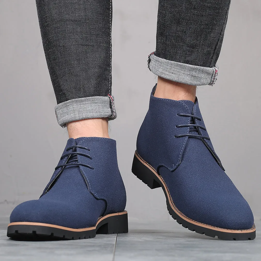 Men's Suede Plain Chukka Boots