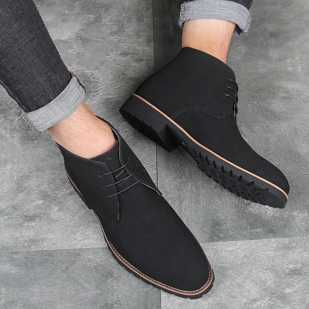 Men's Suede Plain Chukka Boots