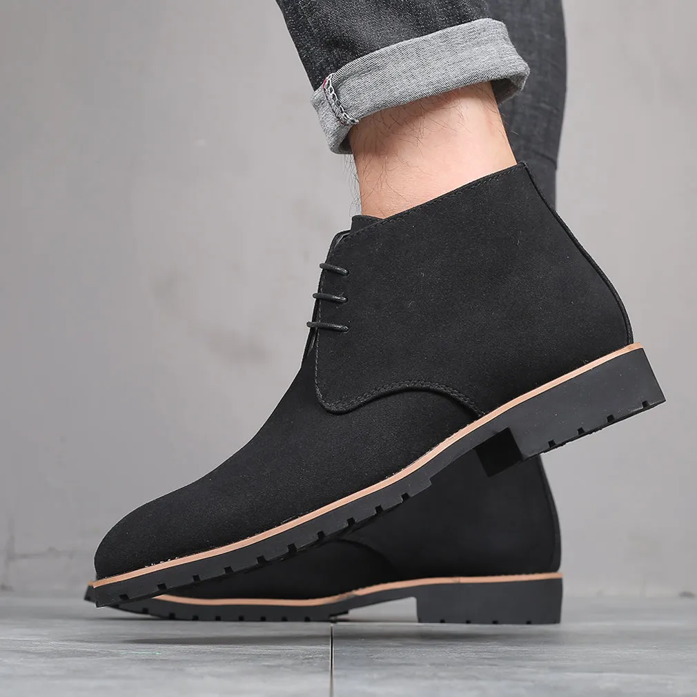 Men's Suede Plain Chukka Boots