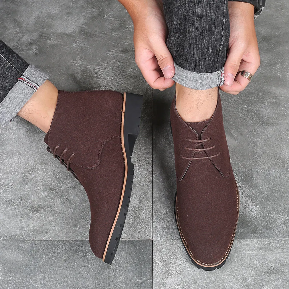 Men's Suede Plain Chukka Boots