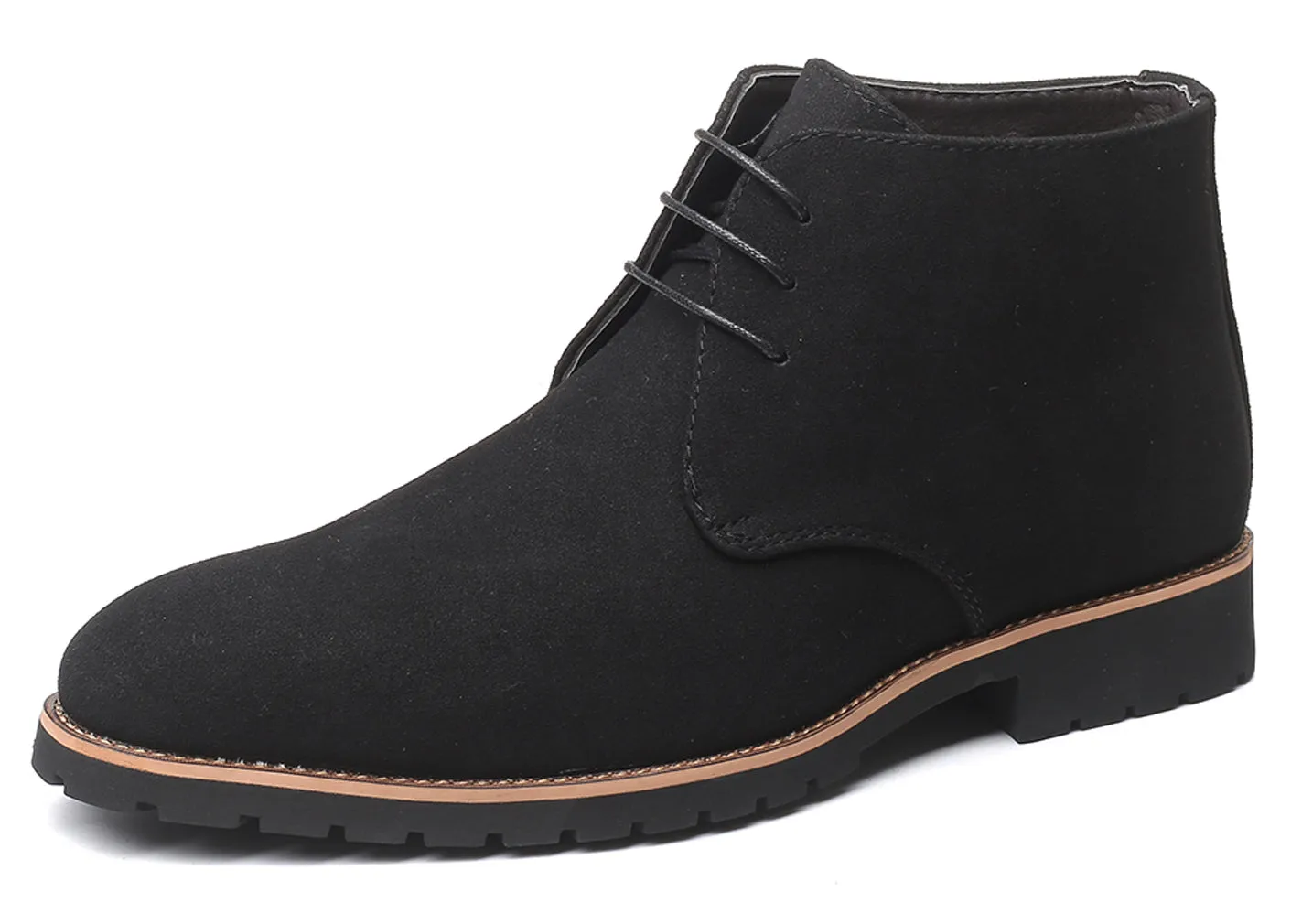 Men's Suede Plain Chukka Boots