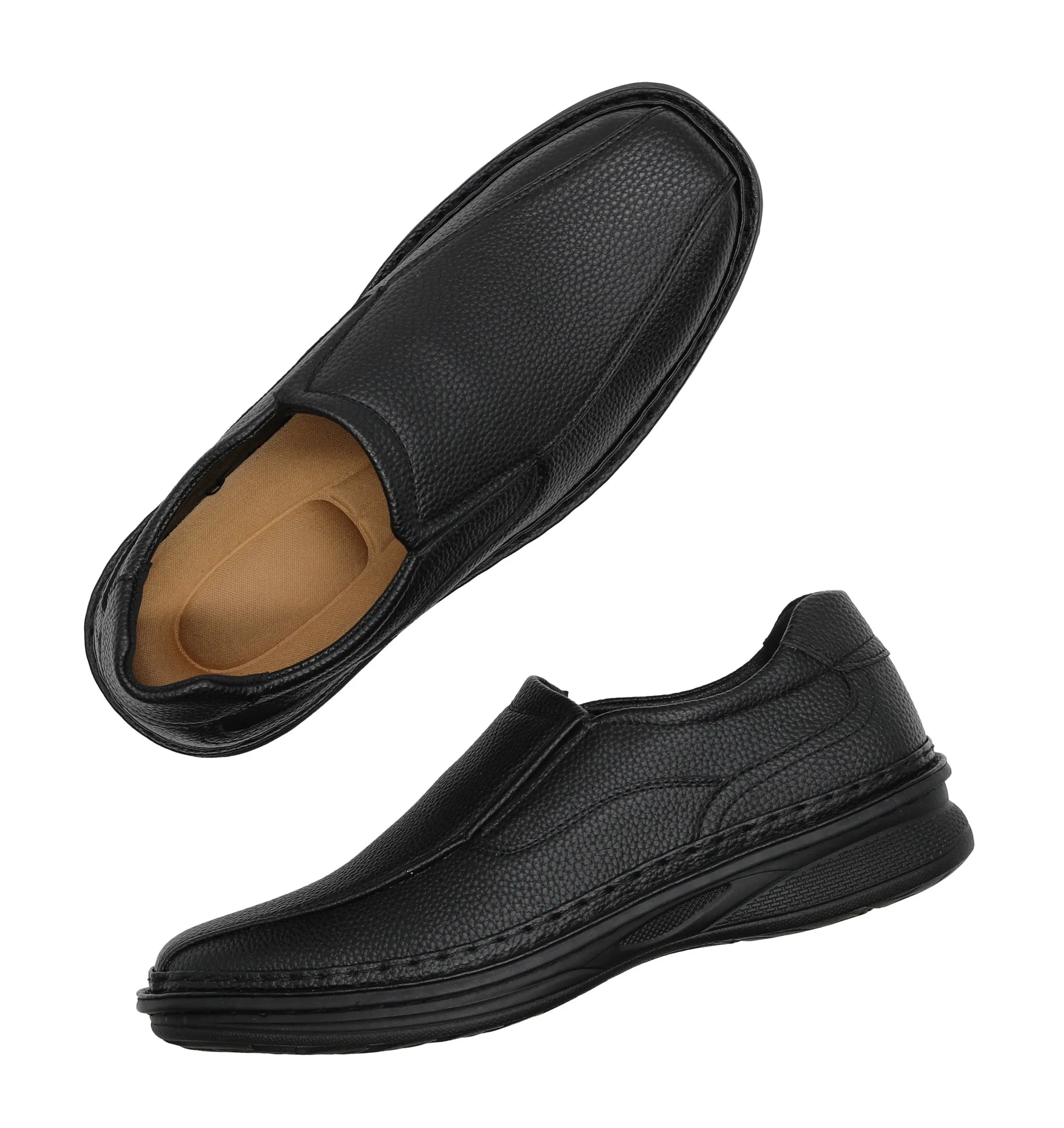 Men's Versatile Leather Slip On Shoe