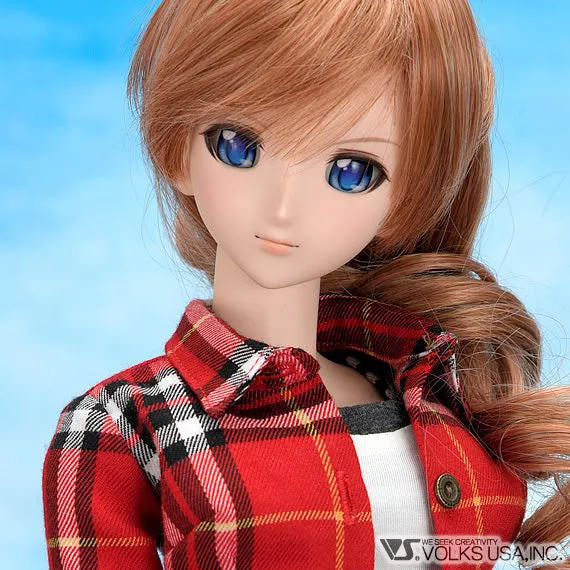 Sporty Plaid Shirt Set