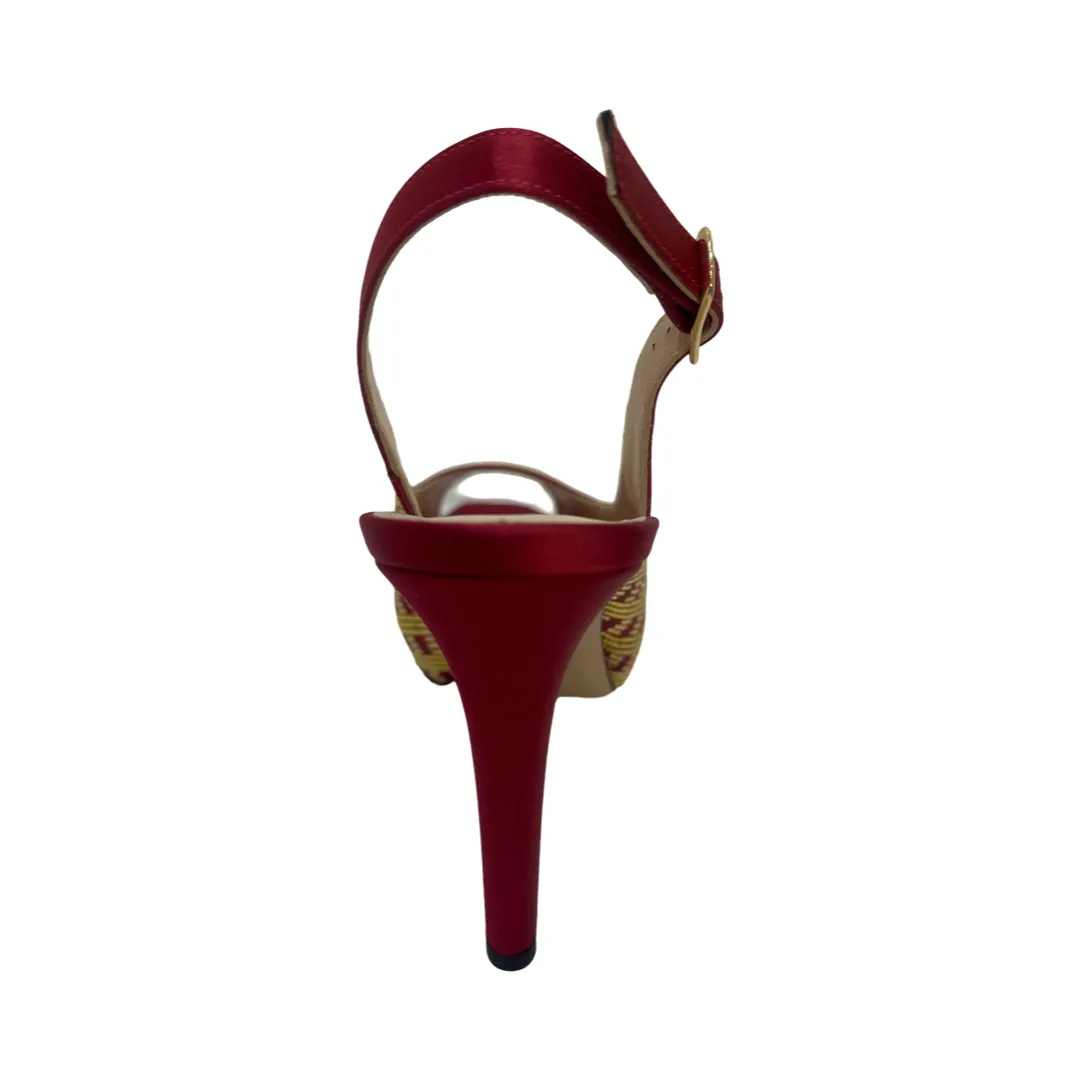 Wine Shoes with Matching Bag